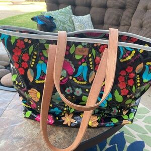 Very large (22x14) Consuela floral Legacy tote. Like new!